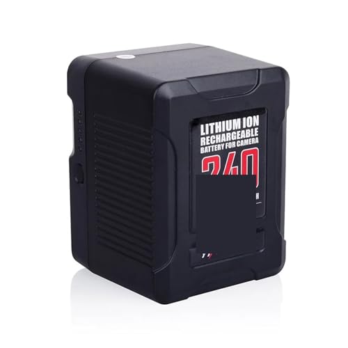 Kameraakku YC-240S V-Mount-Kameraakku 240 Wh 14,8 V Kamera, Kompatibel Mit Sony, for DSLR-Fülllicht for Live-Übertragungen Mit Großer Kapazität von TFNVYQQZ