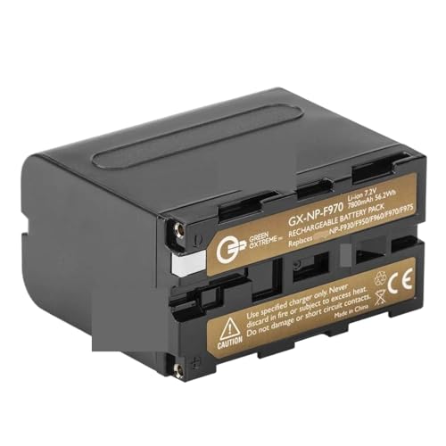 NP-F970 Akku 7800 MAh – Ersatzakku, Kompatibel Mit Sony, for DCR-VX2100 DSR-PD150 DSR-PD170 FDR-AX1 HDR-AX2000 HDR-FX1 HDR-FX7 von TFNVYQQZ