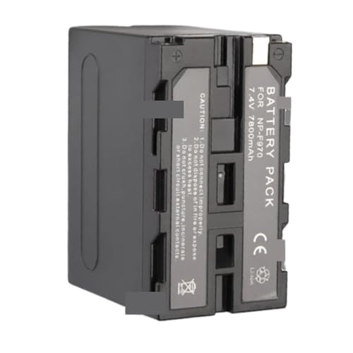 NP-F970 NP-F960 Akku, Kompatibel Mit Sony, for DSR-PD150 PD170 HDRAX2000 FX7 FX1000 HVL-LBPB Yongnuo Godox LED-Videolicht-Akkus 7800 MAh(3Pcs Battery) von TFNVYQQZ