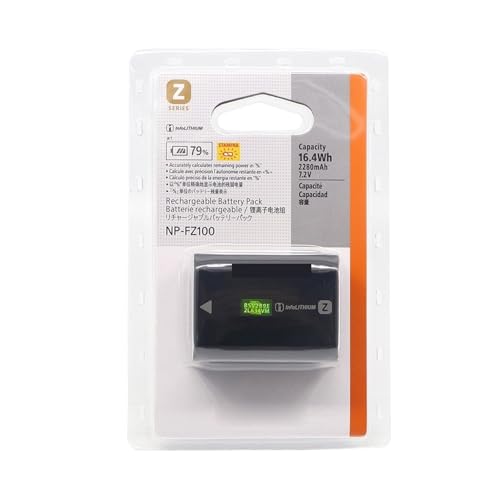NP-FZ100 NPFZ100 2280 MAh Kameraakku BC-QZ1 Ladegerät, Kompatibel Mit Sony, for A9 A7RIII ILCE-9 A7R3 ILCE-7RM3 A7RM3 ILCE-7M3K A7M3K Kamera(1pcs Battery) von TFNVYQQZ