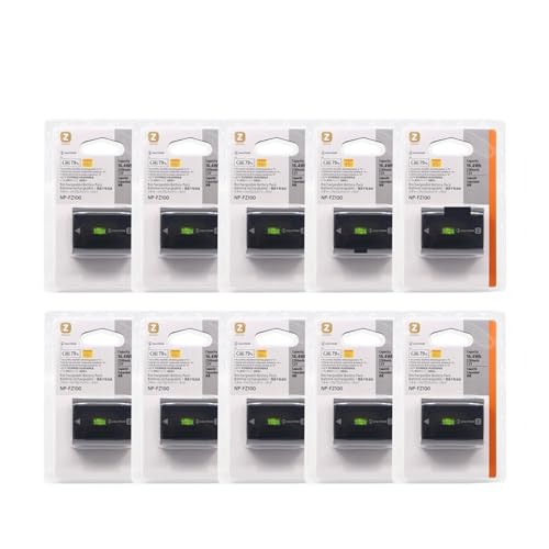 NP-FZ100 NPFZ100 2280 MAh Kameraakku BC-QZ1 Ladegerät, Kompatibel Mit Sony, for A9 A7RIII ILCE-9 A7R3 ILCE-7RM3 A7RM3 ILCE-7M3K A7M3K Kamera(20Pcs Battery) von TFNVYQQZ