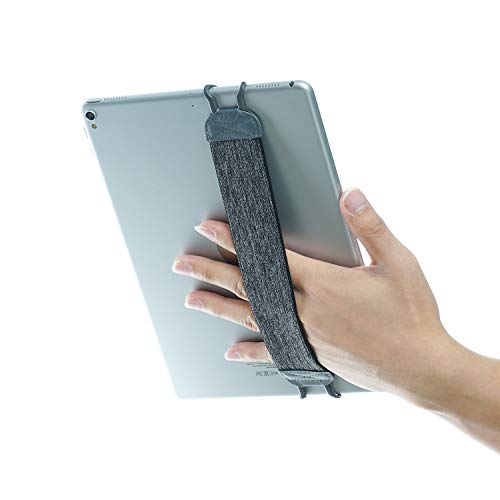 TFY Handschlaufen-Halterung für Tablets, iPad und E-Reader – 11 Zoll iPad Pro, iPad, iPad Mini 4, iPad Air 2, Samsung Galaxy Tab & Note – Google Nexus – Asus Transformer Book und mehr – Grau/Blau TFY Handschlaufen-Halterung für Tablets, iPad und E-Reader – 11 Zoll iPad Pro, iPad, iPad Mini 4, iPad Air 2, Samsung Galaxy Tab & Note – Google Nexus – Asus Transformer Book und mehr – Grau/Blau von TFY