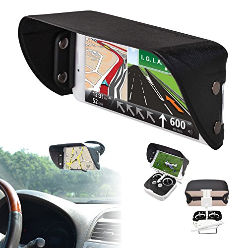 TFY Universal Phone Sonnenschutz & Glare Visier Shield für 4,5 bis 6,1 Zoll Smartphones - Kompatibel mit iPhone 14/13 / 12/11 / XS Max/XR / 8 Plus / 7 - Galaxy S22 S21 TFY Universal Phone Sonnenschutz & Glare Visier Shield für 4,5 bis 6,1 Zoll Smartphones - Kompatibel mit iPhone 14/13 / 12/11 / XS Max/XR / 8 Plus / 7 - Galaxy S22 S21 von TFY