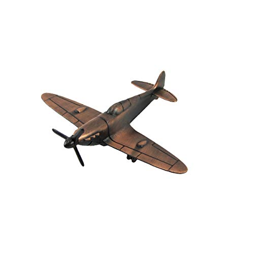 Treasure Gurus Supermarine Spitfire Flugzeug Druckguss Modell Flugzeug Schreibtisch Bleistiftspitzer Militär Geschenk von TG,LLC