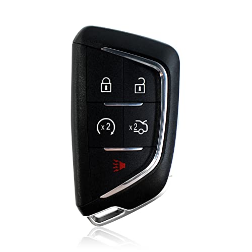 TG Auto Schlüsselanhänger Ersatz für 2020 2021 2022 2023 Cadillac CT4 CT5 XT4 mit 5 Tasten 433MHz YG0G20TB1, Schwarz TG Auto Schlüsselanhänger Ersatz für 2020 2021 2022 2023 Cadillac CT4 CT5 XT4 mit 5 Tasten 433MHz YG0G20TB1, Schwarz von TG Auto