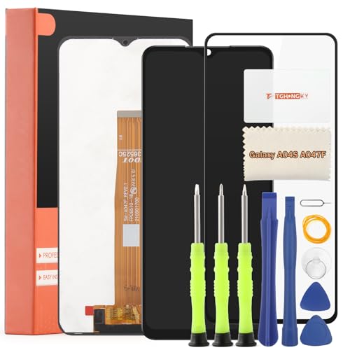 TGHongKy Display für Samsung Galaxy A04S 2022 Bildschirm Ersatz für Galaxy A04S 2022 SM-A047F LCD Ersatz Sensor Glas Touchscreen-Digitalisierer Panel Assembly mit Reparaturwerkzeug - [Schwarz] von TGHongKy