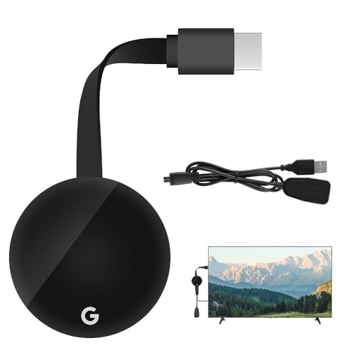 Wireless Hdmi Dongle, TGKYK Wireless Display Adapter, Miracast Hdmi Dongle, Hdmi WLAN Adapter für Android/iOS/Windows/Mac OS, Laptop Telefon Tablet PC zu HDTV/Monitor/Projekto (für Chrome-Apps) von TGKYK