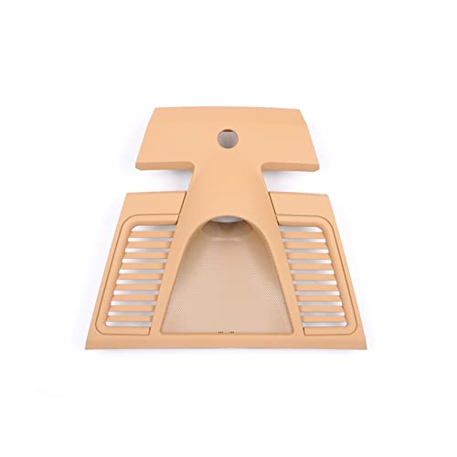 TGPGZHZFNA Auto Dashboard-Center-Uhr-Stoppuhr Chrono-Cover-Panel-Platte for Porsche kompatibel for Panamera 2010-2016 kompatibel for Cayenne kompatibel for Mancan 718 Instrumententafel(Beige) von TGPGZHZFNA