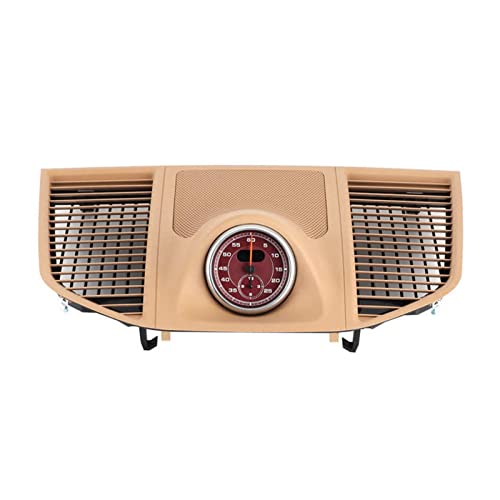 TGPGZHZFNA Auto Styling Dashboard Stoppuhr Uhr Instrumententafel Obere Abdeckung Chrono Stoppuhr kompatibel for Porsche kompatibel for Macan 2014 2015 2016 Instrumententafel(Yellow) von TGPGZHZFNA