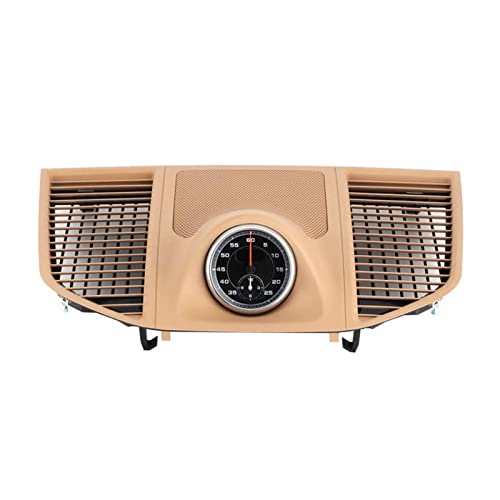 TGPGZHZFNA Auto Styling Dashboard Stoppuhr Uhr Instrumententafel Obere Abdeckung Chrono Stoppuhr kompatibel for Porsche kompatibel for Macan 2014 2015 2016 Instrumententafel(schwarz) von TGPGZHZFNA