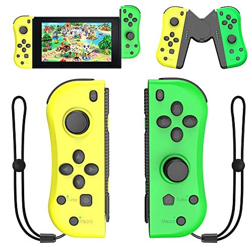 Joy Con Controller Ersatz Campatiable für Nintendo Switch - Links und Rechts Neon Joycon mit Handschlaufe, Alternativen für Nintendo Switch Joy Con Controller Ersatz Campatiable für Nintendo Switch - Links und Rechts Neon Joycon mit Handschlaufe, Alternativen für Nintendo Switch von THAVENFLY