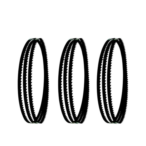 Bandsägeblatt,bandsaw, 3 Stück 58 1/2 x 1/4 Zoll Bandsägeblatt, 14 TPI Holzbearbeitungsbandsägeblatt, Carbon-Bandsägeblatt for BS200 BASA 1.0 von THCNBF