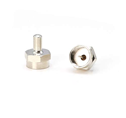 Koaxial FTyp (fpinF81) Abschlusswiderstände und Endkappen mit für Koax und RF – Diese sollten auf alle ungebraucht Anschlüsse installiert in Ihr Kabel, Sat, Antenne, oder anderen RF System 4 Pack von THE CIMPLE CO