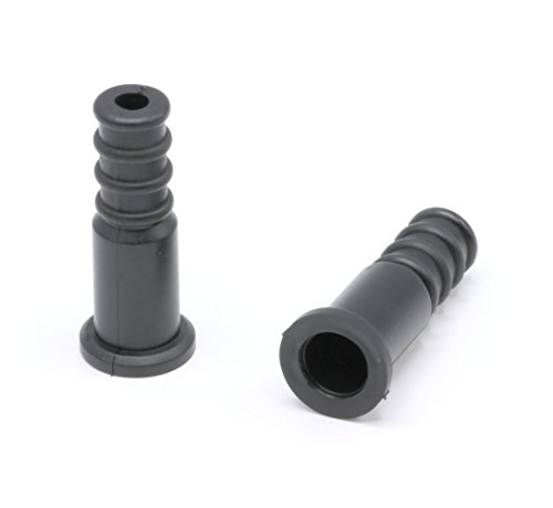 THE CIMPLE CO - Koaxialkabel Wetterschutzkappe - RG6 Stecker RG59 Ends Koax Tüllen - Wetterfest (schwarz) - 100 Stück 4 Pack schwarz von THE CIMPLE CO