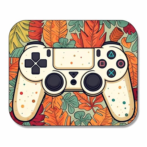 Remote Mouse Pad, Gamer Mouse Pad - Gaming Mouse Mat - Non-Slip Rubber Base - for Gaming Computer, Laptops, Gaming Cafes (Orange Gamer-Mauspad) von THE DIVINE PIXEL