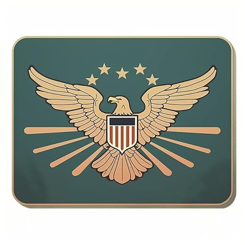 THE DIVINE PIXEL US Air Force Mauspad-Design, rutschfeste Gummiunterseite, 20 x 24 cm (Streitkräfte) von THE DIVINE PIXEL