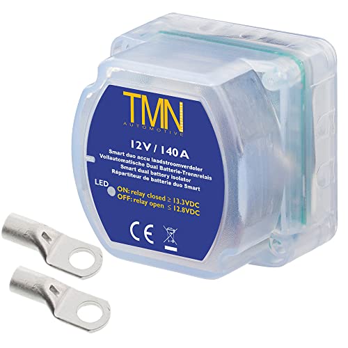BSR VSR Batterie Trennrelais 12V 140 Ampere + 2 Ringösen 10mm² M6 von THE DRIVE