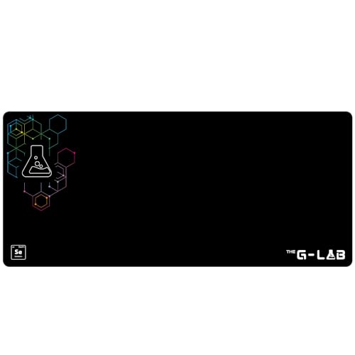 The G-Lab Selenium XXL-Gaming-Mauspad – großes Gaming-Mauspad – optimiert für Rutschfestigkeit – rutschfeste Unterseite – pflegeleicht – extra Komfort Mauspad 900 x 400 x 4 mm – Schwarz The G-Lab Selenium XXL-Gaming-Mauspad – großes Gaming-Mauspad – optimiert für Rutschfestigkeit – rutschfeste Unterseite – pflegeleicht – extra Komfort Mauspad 900 x 400 x 4 mm – Schwarz von THE G-LAB