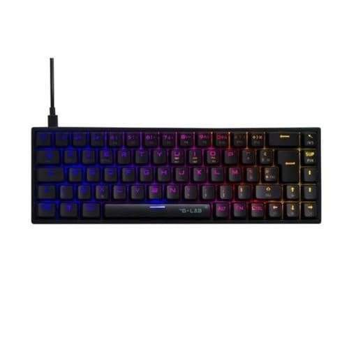 The G-Lab Keyz Titanium WL Mechanische Tastatur, 65% QWERTY mit Ñ, kabellose Gaming-Tastatur, Switch, Rot, 100% anpassbar, programmierbare Makros, PC, PS4, PS5, Xbox, Weiß The G-Lab Keyz Titanium WL Mechanische Tastatur, 65% QWERTY mit Ñ, kabellose Gaming-Tastatur, Switch, Rot, 100% anpassbar, programmierbare Makros, PC, PS4, PS5, Xbox, Weiß von THE G-LAB