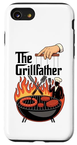 THE GRILLFATHER X Grillen Griller Grillmeister Vatertag Hülle für iPhone SE (2020) / 7 / 8 von THE GRILLFATHER X Serial Griller & Grillmeister