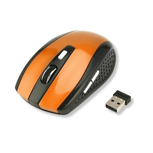 THE PERFECT PART Kabellose Maus - Kabellose Maus für Laptop, 2,4 GHz kabellose Maus mit USB-Empfänger, ergonomische Maus mit 1600 DPI optischer Auflösung, kompatibel mit Computer & Chromebook von THE PERFECT PART