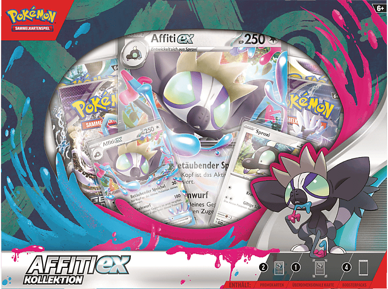 POKEMON 45860 Pokémon Affiti-EX Kollektion MBE6 Sammelkarten von POKEMON