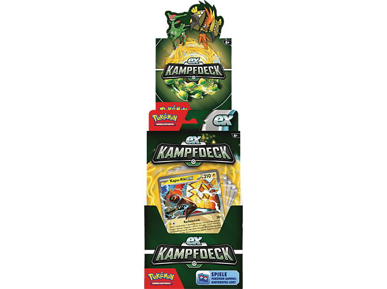 POKEMON 45906 Pokémon-Sammelkartenspiel: Kampfdeck Kapu-Riki-ex / Eisenblatt-ex Sammelkarten POKEMON 45906 Pokémon-Sammelkartenspiel: Kampfdeck Kapu-Riki-ex / Eisenblatt-ex Sammelkarten von POKEMON