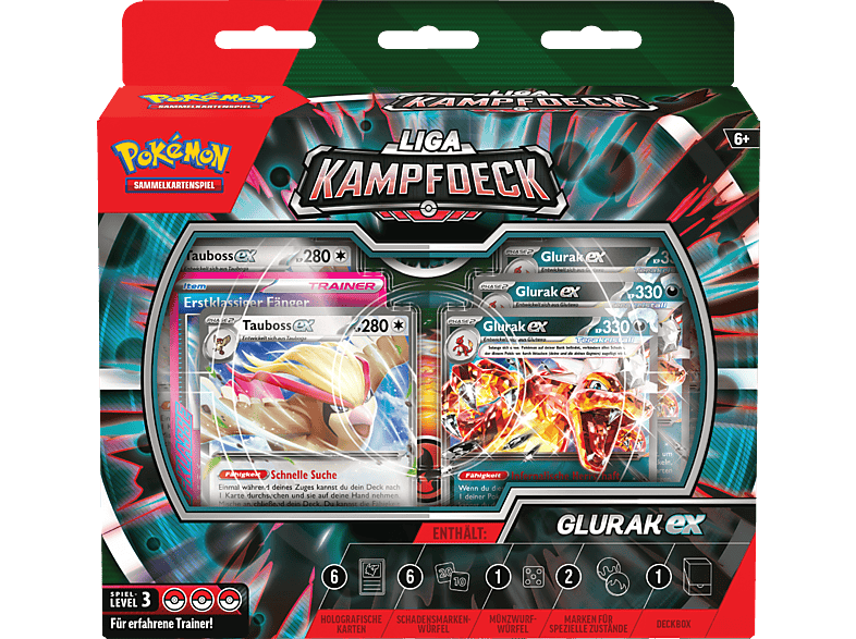 POKEMON PKM Liga-Kampfdeck Glurak Sammelkartenspiel von POKEMON