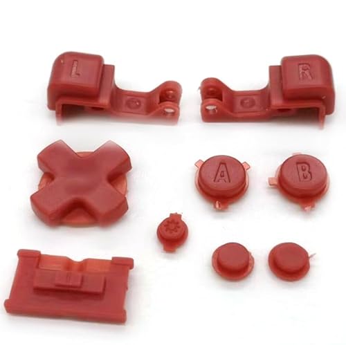 THE TECH DOCTOR Gameboy Advance SP Buttons Set L&R A&B D-PAD für Nintendo Gameboy Advance SP (rot) von THE TECH DOCTOR