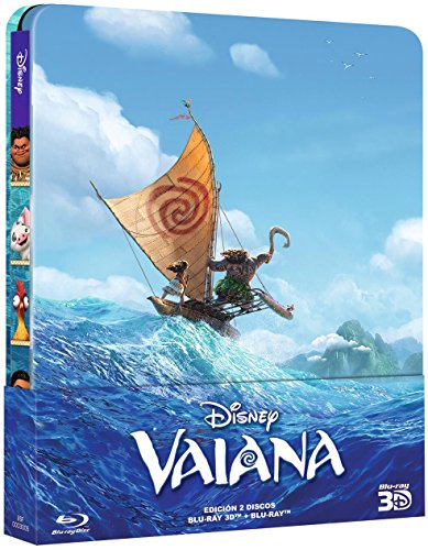 BD 3D STEELBOOK VAIANA 2 discos [Blu-ray] [Spanien Import] von THE WALT DISNEY COMPANY IBERIA S.L