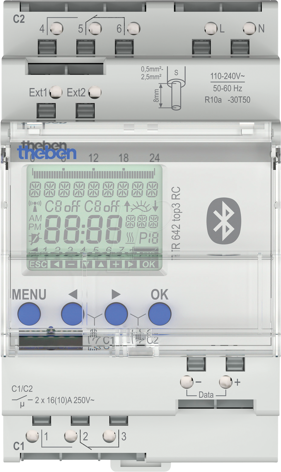 THEBEN 6420330 - Digitale 2-Kanal Zeitschaltuhr, TR 642, Jahresprogramm, App THEBEN 6420330 - Digitale 2-Kanal Zeitschaltuhr, TR 642, Jahresprogramm, App von THEBEN AG
