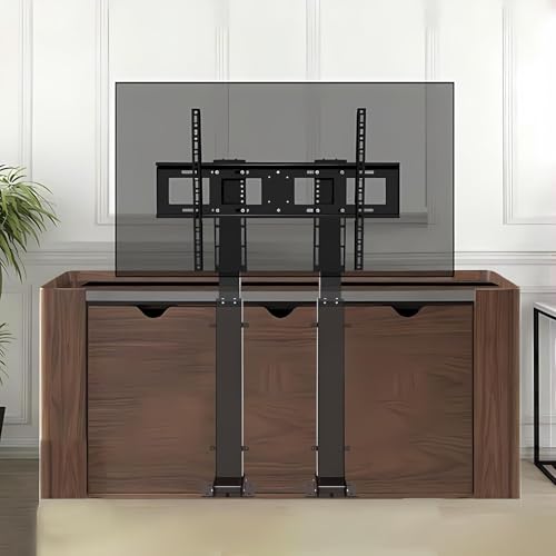 Elektrischer TV-Lift - LCD-TV-Bodenständer, TV-Liftmechanismus Mit Fernbedienung, Doppelmotor-Hubhub 130 Cm/51,1 Zoll, Für 55" Bis 100" Motorisierte TV-Halterung Elektrischer TV-Lift - LCD-TV-Bodenständer, TV-Liftmechanismus Mit Fernbedienung, Doppelmotor-Hubhub 130 Cm/51,1 Zoll, Für 55" Bis 100" Motorisierte TV-Halterung von THEGA