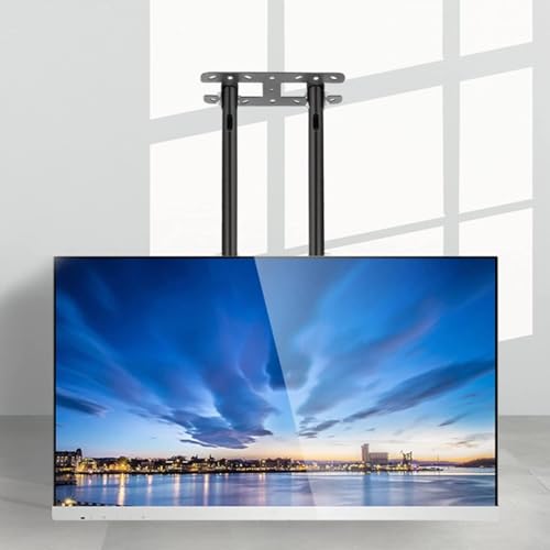 Für 60-100 Zoll TV-Ständerhalterung - Verstellbare, Neigbare TV-Deckenhalterung, Höhenverstellbare Decken-TV-Halterung Und Wandhalterung Mit Doppelstange, Tragkraft 100kg(1M) von THEGA