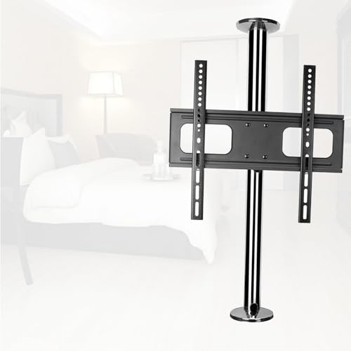 LCD TV 360 Grad Drehbarer Rahmen Bodenständer - TV-Wandhalterung for Flache Und Gebogene LCD-LED-Fernseher, Neig- Und Schwenkbarer TV-Ständer, for 32-55-Zoll-Bildschirme(66-82cm) von THEGA