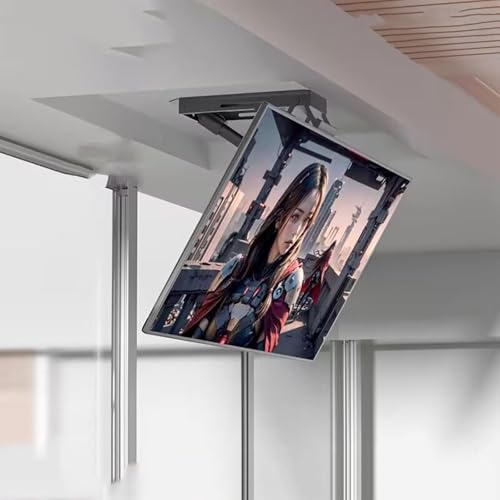 Verstellbare Neigbare Fernseher Deckenhalterung - for 32-70-Zoll-Fernseher Motorisierter TV-Ständer, Elektrischer Teleskop-TV-Lift Mit Automatischer Anhebung, 0–85° Herunterklappbar Verstellbare Neigbare Fernseher Deckenhalterung - for 32-70-Zoll-Fernseher Motorisierter TV-Ständer, Elektrischer Teleskop-TV-Lift Mit Automatischer Anhebung, 0–85° Herunterklappbar von THEGA