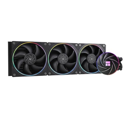THERMALRIGHT Aqua Elite 360 ARGB V2 Flüssigkeits-CPU-Kühler,Dreifach-PWM-Lüfter mit 2000U/min Geschwindigkeit,360 Computer CPU-Wasserkühler,für AMD/AM4/AM5&Intel LGA1150/1151/1200/2011/1700 von THERMALRIGHT