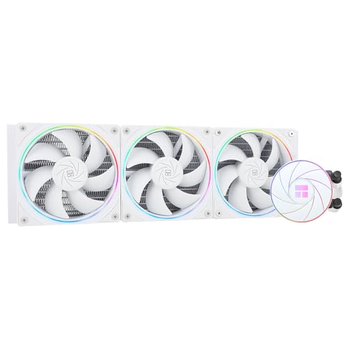 THERMALRIGHT Aqua Elite 360 Weißer ARGB V2-Flüssigkeits-CPU-Kühler,dreifache PWM-Lüfter mit 2000U/min Geschwindigkeit,360Computer-CPU-Wasserkühler,für AMD/AM4/AM5 und Intel LGA1150/1200/2011/1700 von THERMALRIGHT