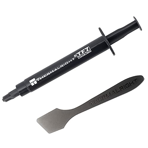THERMALRIGHT TF7 2g Wärmeleitpaste für Kühler, Wärmeleitfähigkeit 12,8 W/m.k-2 Gramm, mit Spatelwerkzeug (TF7 2g) von THERMALRIGHT