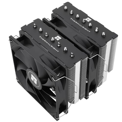 THERMALRIGHT Thremalright CPU Luftkühler PS120 SE 7 Heatpipes TL-C12B-S V2 PWM Lüfter Aluminium Kühlkörper Abdeckung für Intel 1700/1150/1151/1200, AMD AM4 AM5 von THERMALRIGHT