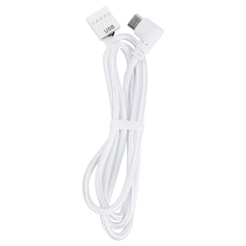 Thermalright Usb2.0 Zu Usb Typ-C Kabel Weiß für Fw Serie Cpu Wasserkühler Display Screen, Nylon Geflochtener Verbindungsdraht, Cpu Wasserkühler Display Kabel, 550mm Länge von THERMALRIGHT