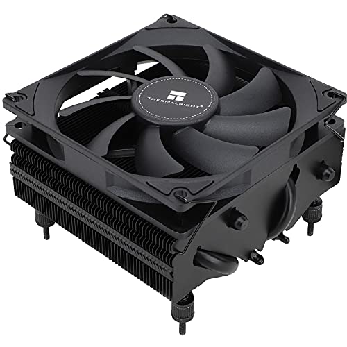 Thermalright AXP90-X53 schwarz Low Profile CPU Luftkühler, 53mm Höhe, TL-9015B Slim PWM Lüfter, AGHP Technologie, Für AMD AM4/Intel 1700/1150/1151/1155/1156/1200(schwarz) von THERMALRIGHT