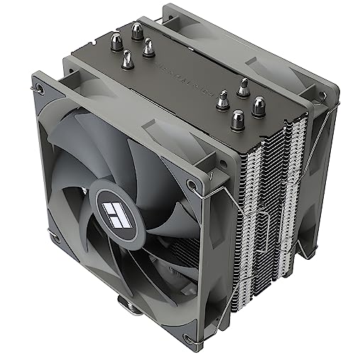 Thermalright Assassin Spirit 120 V2 PLUS CPU Kühler 4 Heatpipes mit AGHP Technologie, 120mm PWM Doppellüfter CPU Luftkühler, 154mm hoch, für AMD AM4 AM5/Intel 1700/1150/1151/1200,PC Kühler von THERMALRIGHT
