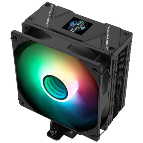 Thermalright Assassin Spirit 120 Vision ARGB CPU-Luftkühler mit 3,9 cm IPS-Display, 120 mm PWM-Lüfter, unterstützt Intel lga1700/1150/1151/1200/1851, AMD AM4/AM5 von THERMALRIGHT