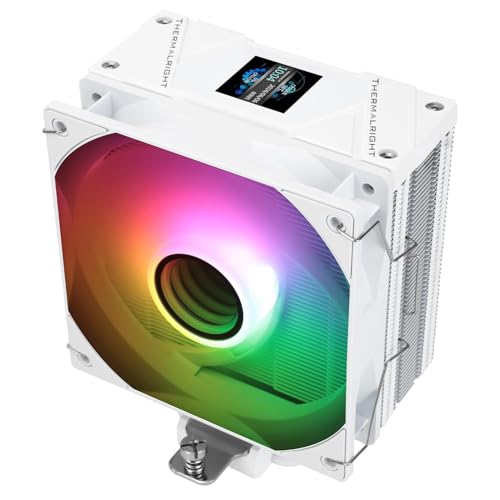 Thermalright Assassin Spirit 120 Vision ARGB CPU-Luftkühler mit 1,54 Zoll IPS-Display, 120 mm PWM-Lüfter, unterstützt Intel lga1700/1150/1151/1200/1851, AMD AM4/AM5 von THERMALRIGHT