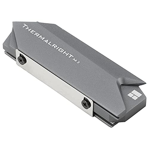 Thermalright M.2 2280 SSD-Kühlkörper, M.2-Kühlkörper-Kühler für doppelseitigen Kühlkörper mit thermischem Silikon-Pad, Aluminium-Kühlkörper-Kühler für 2280 M.2 SSD von THERMALRIGHT