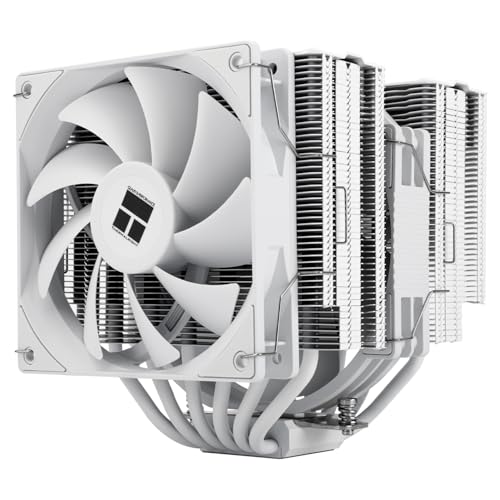 Thermalright Peerless Assassin 140 weißer CPU-Kühler, 6 Heatpipes PC-Kühlung, Dual-Towers und Dual-PWM-Lüfter, Computer-CPU-Luftkühler für AMD: AM4 AM5 und Intel LGA1150/1151/1200/1700/1851, Weiß von THERMALRIGHT