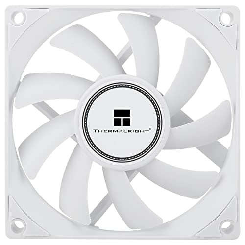 Thermalright TL-8015W Weißer CPU-Lüfter,Mit Hochgeschwindigkeits-2200RPM,80MM leiser PWM-Lüfter,Computergehäuse-Lüfter für S-FDB-Lager von THERMALRIGHT