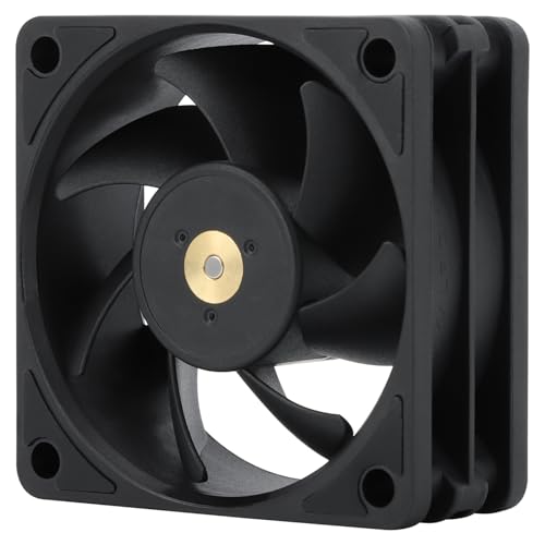 Thermalright TL-B6B CPU-Lüfter, Desktop-Lüfter, PC-Lüfter mit 3200 U/min Geschwindigkeit, kleiner Lüfter, Computergehäuse-Kühlerlüfter, Lüfter für Gehäusekühlung (60 mm, Schwarz) von THERMALRIGHT