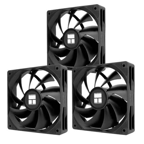Thermalright TL-C12C-X28 X3 CPU-Lüfter,PC-Lüfter mit 1550 U/min, 120-mm-Computergehäusekühler,PWM-Steuerungslüfter für Gehäuse-und Flüssigkeitskühler und CPU-Kühlung,28 mm Dicke von THERMALRIGHT