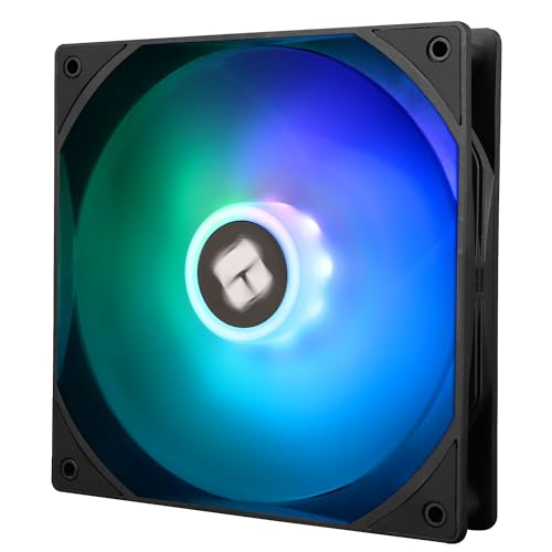 Thermalright TL-C14C-S 140 mm leiser Lüfter, schwarzer Compurter-Lüfter, CPU-Kühler mit 1500 U/min Hochgeschwindigkeit, 4-poliger PWM-Anschluss von THERMALRIGHT